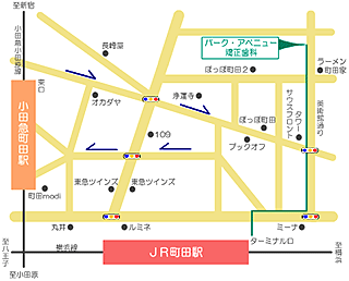町田駅周辺地図